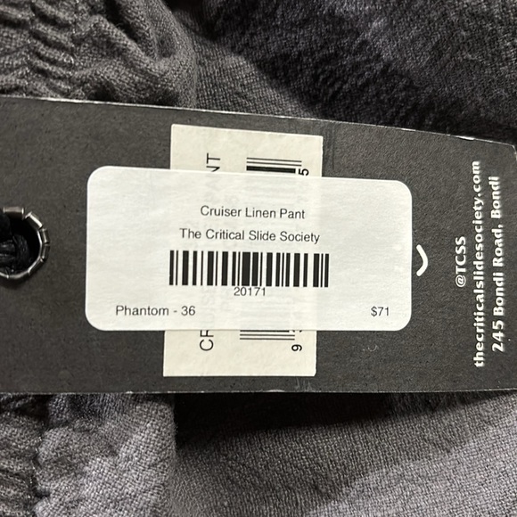 Critical Slide Cruiser Linen Pant - Picture 6 of 7